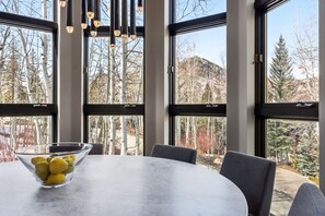 Dining - Modern Retreat by InvitedHome | Village, Hot Tub, Theater, Large Patio (Vail)