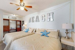 Iron/ironing board, travel cot, WiFi, bed sheets - Renovated Beachfront Condo: Modern Comfort, River Views & Endless Relaxation! (Bonita Springs)