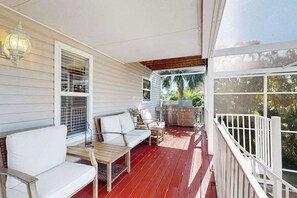 Terrace/patio - Waterfront home with private pool, kayaks, hot tub, bicycles, & W/D (Bonita Springs)