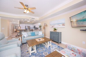 Living area - Phoenix Ix 603 2 Bedroom Condo (Orange Beach)