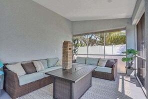 Interior - Trendy half of a duplex near the beach with private pool and spa (Bonita Springs)