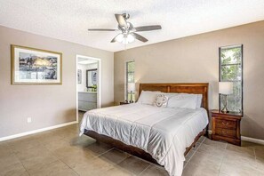 2 bedrooms, iron/ironing board, WiFi, bed sheets - Spacious waterfront home with private pool & grill - near downtown (Cape Coral)