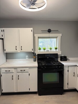 Microwave, oven, stovetop