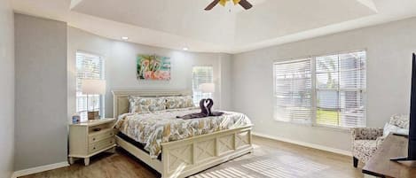 3 bedrooms, iron/ironing board, travel crib, WiFi