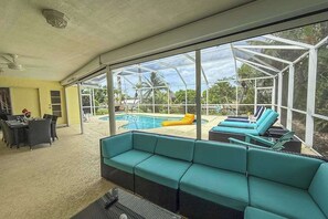 Interior - Waterfront home with private pool, lanai, dock, & tiki hut (Cape Coral)