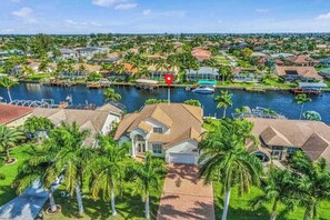 Exterior - Dog-friendly upscale home with private pool, fishing dock, & central AC (Cape Coral)