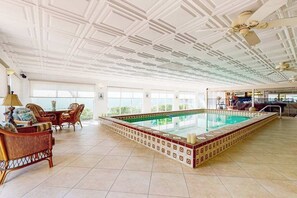 Pool - Luxurious single-level retreat w/ indoor pool, game room, and modern comforts (Fort Myers)