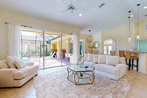 TV - Newly designed home w/private heated pool, deck, AC heat recovery system (Naples)