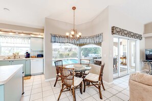 Interior - Canal-front home with private heated pool, pool spa, dock, kayaks, grill, 1 bike (Cape Coral)