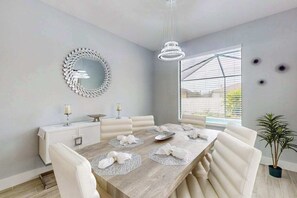 Dining - Brand new, Inviting home with private pool and complimentary pool heat (Cape Coral)