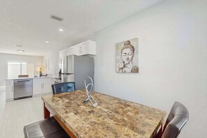 Dining - Dog friendly duplex with hot tub, internet, and washer and dryer (Englewood)