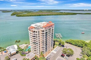 Exterior - Oceanfront condo with pool, hot tub, beach access, & washer/dryer (Bonita Springs)