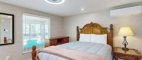 1 habitación, tabla de planchar con plancha, wifi y ropa de cama
