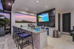 Interior - Luxury canal front home with heated pool, pool spa, grill, fireplace, W/D, & AC (Cape Coral)