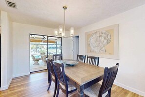 Dining - Coastal Cabana - canal-front home with private heated pool, dock, inviting patio (Cape Coral)