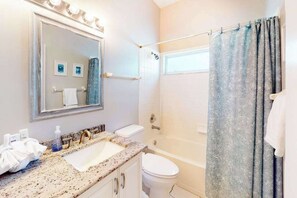 Shower, towels - Sail Away | Villa in Bonita Springs with pool access & water views (Bonita Springs)