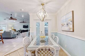 Dining - Canal-front Cape Coral oasis w/ private pool, hot tub & Dog friendly (Cape Coral)