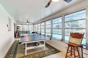 Games room - Waterfront home with heated pool, dock, & kayaks - minutes to beach (Cape Coral)