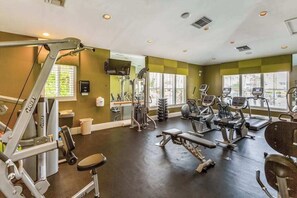 Fitness facility - Lakefront home with water view, golf, pool, hot tub, & tennis (Naples)