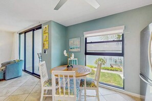 Dining - Oceanview Condo Comfort with Pool, Beach Access & Boat Dock (Marco Island)