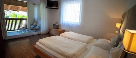 Appartement Familial, 2 chambres, balcon, vue montagne | Vue sur les montagnes