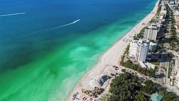 Vlak bij het strand