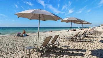Vlak bij het strand