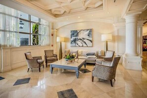 Interior - Beachfront condo with a pool, a hot tub, central AC, & on-site restaurants (Marco Island)