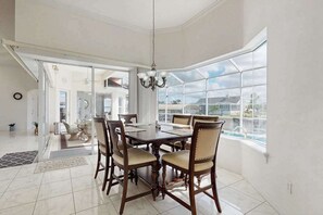 Dining - Waterfront Oasis W/ Private Pool, Dock, Fast WiFi & Ideal Location - Dogs OK (Port Charlotte)