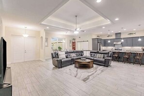Interior - Delightful home near beaches with heated pool, patio, lanai, grill, & streaming (Bonita Springs)