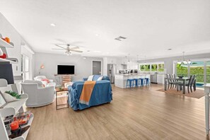 Interior - Snowbird-friendly home near water with private heated pool, grill, patio, & W/D (Marco Island)