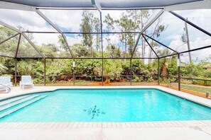 Pool - Dog-Friendly Pool Retreat with Lanai, Grill & Central Location (Port Charlotte)