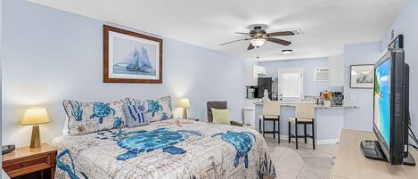 Iron/ironing board, WiFi, bed sheets