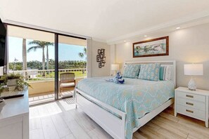 Iron/ironing board, WiFi, bed sheets - Recently remodeled condo with water views, community pool, and private W/D (Marco Island)