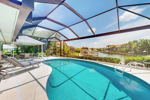 Canalfront, Dog-Friendly Home with Heated Pool and Dock
