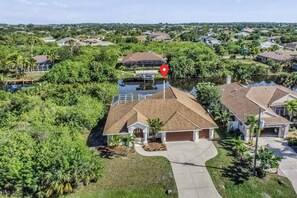 Exterior - Dog-friendly home with private heated pool, grill, A/C, & washer/dryer (Port Charlotte)