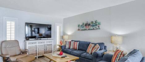 TV, DVD player, offices