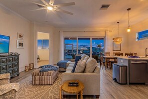 TV, offices - Dog-friendly, canal-front getaway with a dock, screened lanai, & washer/dryer (Saint James City)