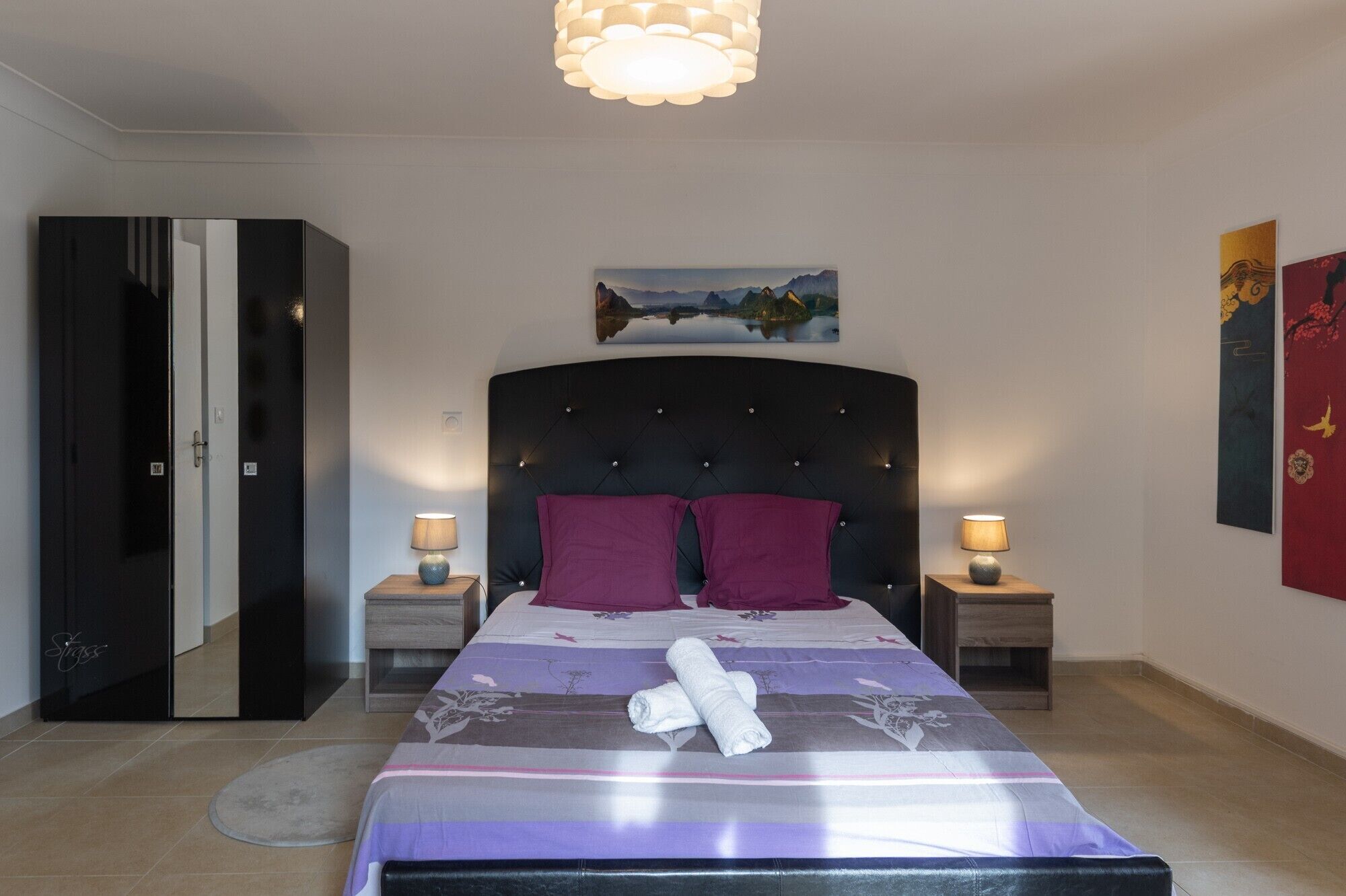 6 habitaciones, tabla de planchar con plancha, wifi y ropa de cama 