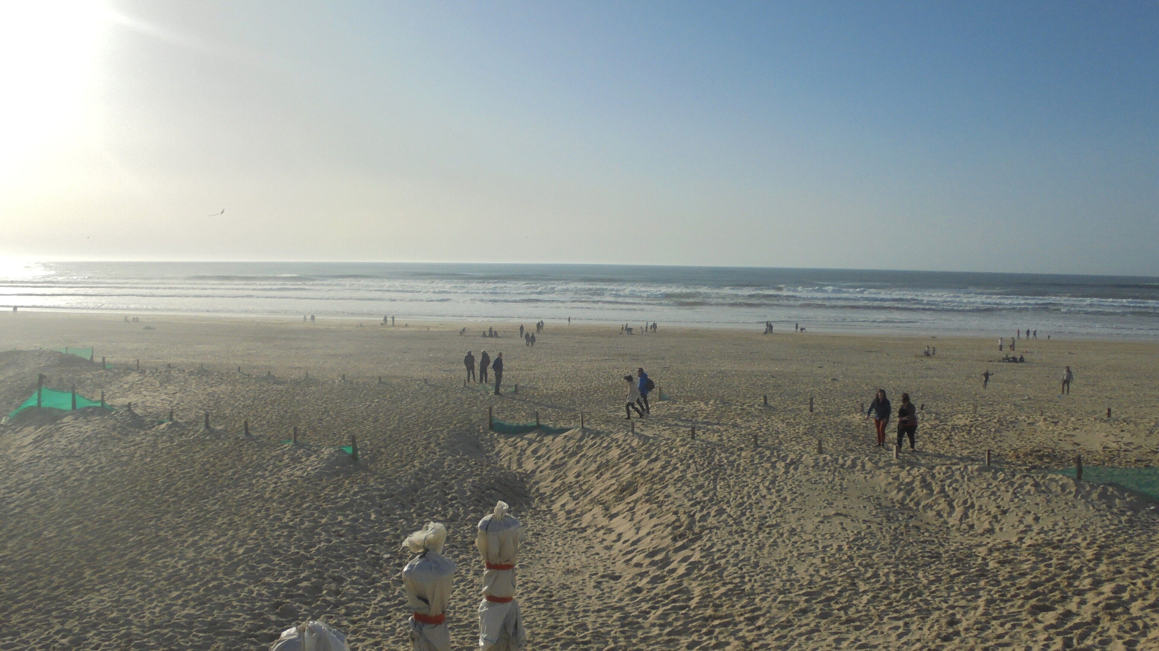 Vlak bij het strand