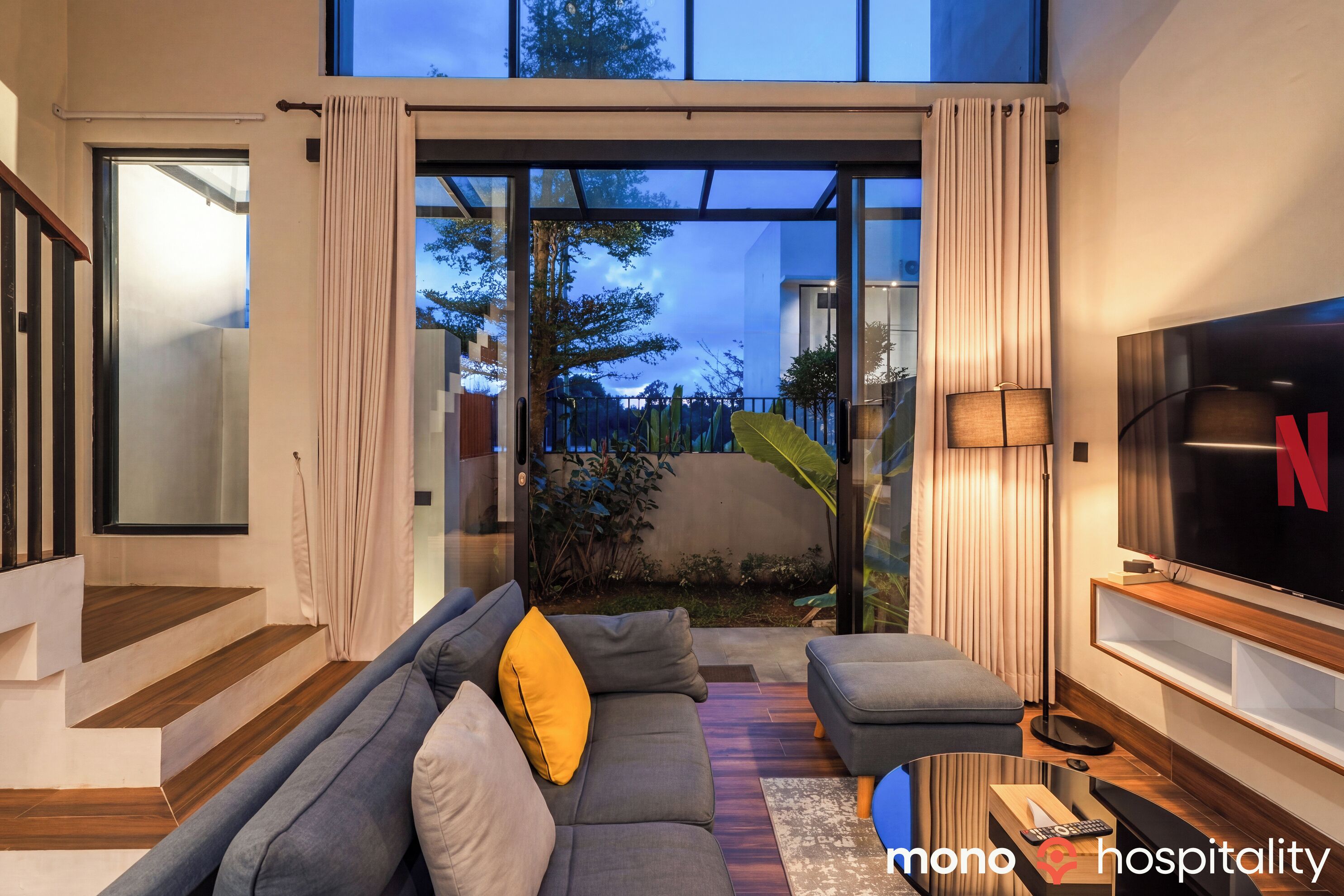Villa, 2 soverom, hageutsikt | Oppholdsområde