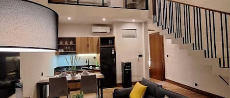 Villa, 2 chambres, vue sur le jardin | Aire de séjour