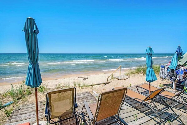Beach nearby - Dog-friendly home with lake views, wood stove, kayaks/SUPs, & W/D (Coloma)