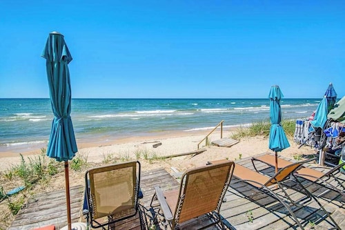 Dog-friendly home with lake views, wood stove, kayaks/SUPs, & W/D