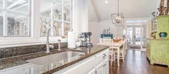 Professionally designed home on golf course w/golf course view, gas grill, patio