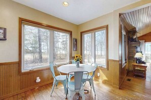 Dining - Private Cottage w/Wood-Burning Fireplace, WiFi, and Lakefront Access (Fennville)