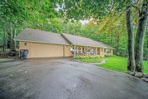 Exterior - Scenic bay view home w/ a full kitchen + family-friendly (Harbor Springs)