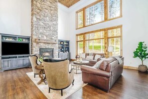 TV, fireplace, video games, DVD player - Expansive dog-friendly home w/ golf course views, and nearby resort amenities (Thompsonville)