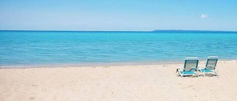 On the beach