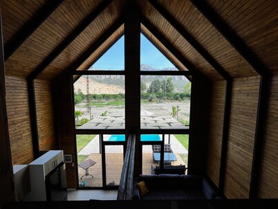 Cozy 4-bedroom bungalow in serene Antalya with AC